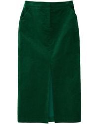 Louche - Balthazar Babycord Midi Pencil Skirt - Lyst