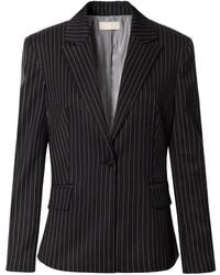 AGGI by HALEWSKI - Ana Shadow Tennis Striped Short Blazer - Lyst