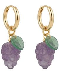 seree - Harvest Agate Charm Earrings - Lyst