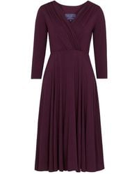 Alie Street London - Annie Dress In Claret - Lyst