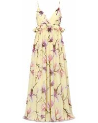 NEVA - Aveline Floral Empire Maxi Dress - Lyst