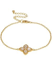 LÁTELITA London - Flower Clover Mother Of Pearl Bracelet - Lyst