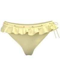Blackbough Swim - Debi Ruffled Cheeky Bottoms Butter - Lyst