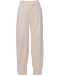 AGGI by HALEWSKI - Neutrals Devi Baggy Sheer Dew Pants - Lyst