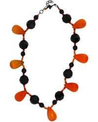 Vickisarge - Pumpkin Parade Super Statement Necklace - Lyst