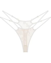 Perilla Lingerie - Harlow Straps Thong Off - Lyst