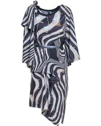 ARTISTA - Thia Folded Midi Dress - Lyst