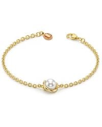 Unaloe - Plated Pearl Bracelet – Freshwater Pearl Chain Bracelet For - Lyst