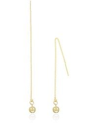 C.J.M - Smile Chain Earrings - Lyst