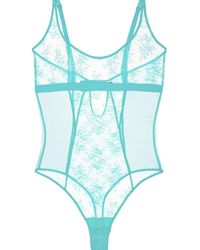 Journelle - Romy Bodysuit Ocean - Lyst
