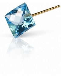 Étoilight - Naked Gem Collection – Square-Cut Topaz Earring - Lyst