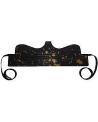 Circular Path - X Amanda Murray Reversible Cut Out Corset Belt – -Bronze - Lyst