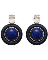 Uchi and Soto - Enso Lapis Lazuli Round Stud Earrings - Lyst