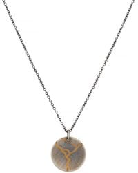 Posh Totty Designs - Men's Kintsugi Disc Necklace - Lyst