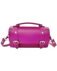 Zatchels - Handmade Leather Bowler Bag - Lyst