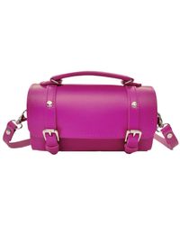 Zatchels - Handmade Leather Bowler Bag - Lyst