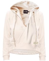 Otthie - Neutrals Cosy Sweatshirt With Chain - Lyst