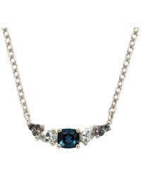 Dainty London - Elegant Topaz Cluster Necklace - Lyst