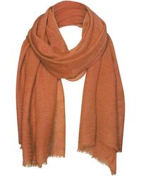 Alie Street London - Aurielle Silk Wool Scarf Mocha Mousse - Lyst