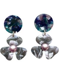 CLOSET REHAB - Pearl Acrylic Drop Earrings - Lyst
