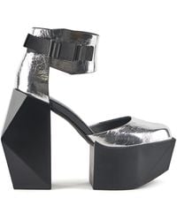 United Nude - Metallic Mary Jane Heels - Lyst