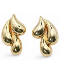 Miss Cecilia - Raindrop Oversized Stud Earrings - Lyst