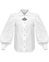 GUILLAUME ALEXANDRE - Organic Cotton Puffy Sleeves Shirt - Lyst