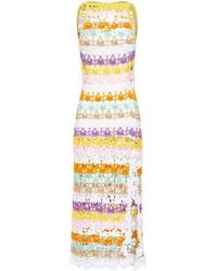 Andreeva - Handmade Midi Crochet Dress - Lyst