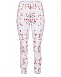 Jessie Zhao New York - Day Garden High-Waisted Cropped Leggings - Lyst