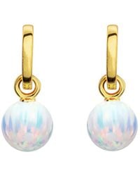 Ora Pearls - Ice Opal Hoop Earrings - Lyst