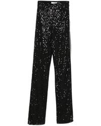 Nissa - Sequined Straight Pants - Lyst