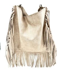 Lynn Tallerico - Neutrals Theresa Fringe Bag - Lyst