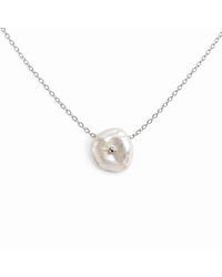 Pearl Code - Rozeta Zenith Keshi Pearl Pendant Necklace - Lyst