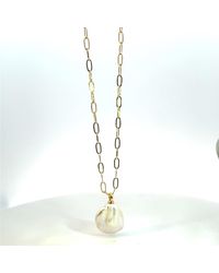 Vincent Peach Fine Jewelry - Freshwater Pearl Copper Necklace - Lyst