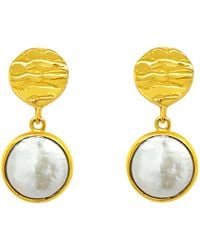 GEM BAZAAR - Cleo Drop Earrings - Lyst