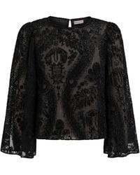 Traffic People - Cecilia Tallis Sheer Floral Liza Top - Lyst