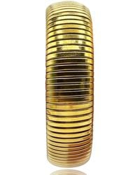 Michael Nash Jewelry - Luciana Wide Plated Cobra Bangle - Lyst