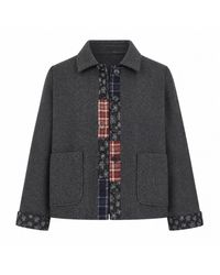 Yumi' - Patchwork Boxy Jacket - Lyst