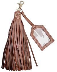 Kerikit England - Warrior Neutral Leather Tassel Keyring - Lyst