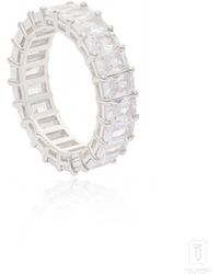 The Jewelz - Neutrals Radiant Row Ring - Lyst