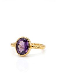 Jaredjamin - Oval Amethyst Gemstone Ring - Lyst