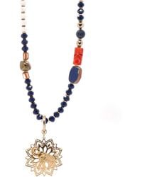 Ebru Jewelry - Spiritual Elephant Evil Eye Beaded Necklace - Lyst
