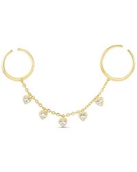 SHYMI - Two Finger Bezel Set Adjustable Ring - Lyst