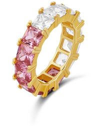 SHYMI - Emerald Prong-Set Eternity Band - Lyst