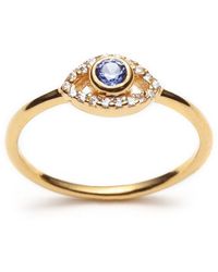 With Love Darling - Sparkly Eye Ring - Lyst