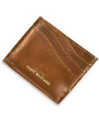 VIDA VIDA - Tan Leather Wave Card Holder - Lyst