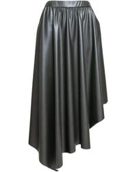 ARTISTA - Sonny Asymmetric Flared Maxi Skirt - Lyst