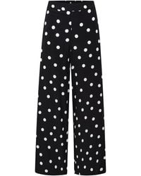 Sugarhill - Patsy Palazzo Trousers Monochrome, Polka Dot - Lyst