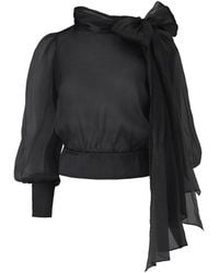 Lita Couture - Flawless Bow Blouse - Lyst