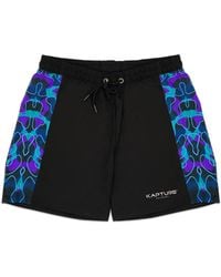 Kapture - Neo City Camo Shorts - Lyst